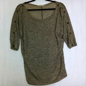 Teva Apples sweater size medium tan